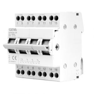 Inverseur de source monophasé 4P 63A commutateur Dual Power manuel AC 400V transfert commutateur manuel interrupteur sectionneur montage sur rail DIN 35mm (jimmy EU, neuf)