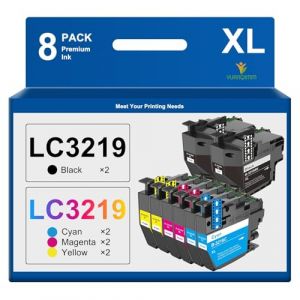 YUANQIMM LC3219XL LC3219 Cartouches d'encre compatibles avec Brother LC3217 LC 3219 3219XL pour Brother MFC-J5330DW MFC-J5730DW MFC-J6930DW MFC-J5335DW MFC-J5930DW MFC-J6530DW MFC-J6935DW (Yuanqimm, neuf)