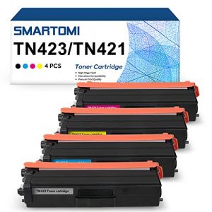 SMARTOMI TN423 Remplacement Cartouches de Toner Compatibles pour Brother TN423 TN-423 TN421 pour Brother HL-L8260CDW HL-L8360CDW DCP-L8410CDN DCP-L8410CDW MFC-L8690CDW MFC-L8900CDW (4 Pack) (SMARTOMI-EP, neuf)