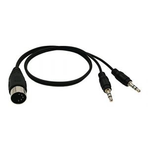 zdyCGTime DIN 5 Broches vers Dual 3.5 mm (1/Q900) TRS stéréo mâle câble Audio Professionnel Premium Adaptateur Audio pour Bang & Olufsen, Naim, Quad. systèmes stéréo < 0.5 m > (ZLYTime, neuf)