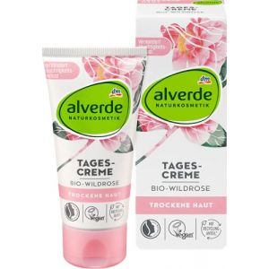 alverde NATURKOSMETIK Cr&egrave;me de jour rose sauvage bio - 50 ml (onlineshopde, neuf)