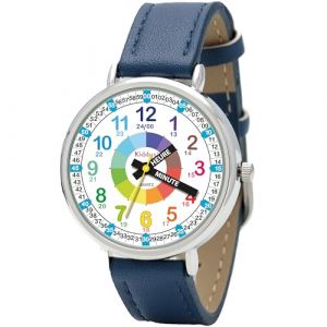 Kiddus Montre Enfant Garçon, à partir de 5 Ans, 3ATM et 5ATM, Montre Éducative Analogique pour Enfants, Cadeau Junior Apprentissage (Kiddus, neuf)