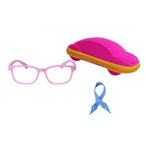 JoXiGo Lunettes Ordinateur Anti Lumi&egrave;re Bleue Enfant B&eacute;b&eacute; Gar&ccedil;on et Fille (3-7ans) + Cordons &agrave; lunettes + &Eacute;tui &agrave; Lunettes (JoXiGo-FR, neuf)