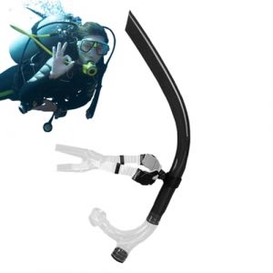 Yuemeuy Tuba Adulte | Tuba Frontal pour Longueurs,Embout Buccal en Silicone Tubes &Eacute;quipement De Plong&eacute;e pour Piscine Et Eau Libre (yuemen, neuf)