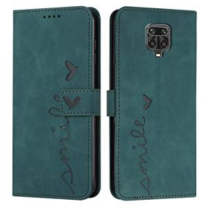 EATCYE Coque pour Xiaomi Redmi Note 9 Pro/Note 9 Pro Max/Note 9S, &Eacute;tui Housse en Cuir PU Magnetique [Pochette de Portefeuille], Etui de Protection pour Redmi Note 9 Pro/Note 9 Pro Max/Note 9S (Vert) (EATCYE EU Direct Store, neuf)