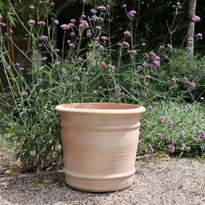Palatina Lot de 40cm Pots de Fleurs en Terre Cuite Fait à la Main - Résistant au Gel/Stable - pour l'intérieur et l'extérieur Canna 40 cm (Palatina Werkstatt Shop, neuf)