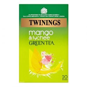 Twinings Mango & Lychee Green Tea 20 Tea Bags (Jalpur Millers Online, neuf)
