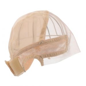 COLLBATH Filet de Perruque &Eacute;lastique Ajustable Dentelle U-shape Beige Coiffe Respirante pour Femmes R&eacute;utilisable pour Style Quotidien et D&eacute;guisement (JianLui, neuf)