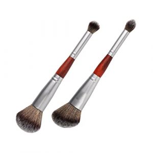 Vaguelly 2pi&egrave;ces Lot De Pinceaux Pour Fards &agrave; Paupi&egrave;res Et Blush Outils Cosm&eacute;tiques Pour Maquillage F&eacute;minin (Bustling Xin, neuf)