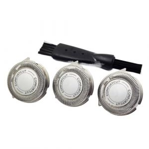 Lot de 3 têtes de rasage compatibles avec Philips, rasoirs YS526, YS521, XA525, YS522, YS524, YS534, RQ32, RQ310, RQ11, RQ1150, RQ1180, RQ350, RQ360, RQ370 (HANDOND, neuf)