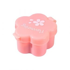Récipients de voyage en caoutchouc pour produits de toilette en forme de patte de chat - Accessoires de voyage pour cosmétiques visage corps mains - Étanche - Essentiels de voyage avec couvercle (fivekim, neuf)