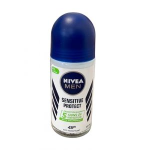 Nivea Men Sensitive Protect 3-Pack Antiperspirant Deodorants (3 x 50 ML), Alcohol-Free Deodorant for Men, 48-Hour Antiperspirant for Men, Deodorant Roll (Nikilko2017, neuf)