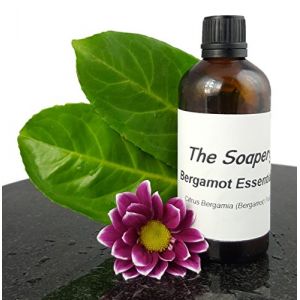 Huile essentielle de bergamote 100 ml &ndash; 100 % pure de qualit&eacute; th&eacute;rapeutique Huile d'aromath&eacute;rapie naturelle non dilu&eacute;e (TheSoapery, neuf)