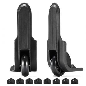 Roulette Valise Remplacement 2 Pièces Roue de Valise Roue Valise Roues de Valise Roues Valise Valise Roues de Rechange Valise Roues Remplacement pour Chariot Valise Malle (DONGSSM, neuf)