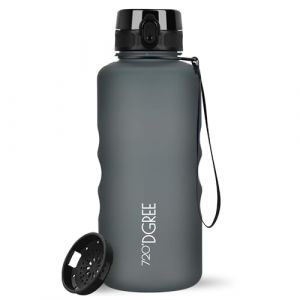 720&deg;DGREE Gourde 2l &ldquo;uberBottle&ldquo; +Tamis &agrave; Fruits, softTouch - Sans BPA, Anti-fuite - Bouteille d'Eau XXL - Water bottle, Bidon id&eacute;ale pour Sport, Gym, Randonn&eacute;e, Camping, Universit&eacute;, Yoga, Travail (Kaave, neuf)