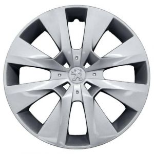 Kit de 4 enjoliveurs adaptables - pour Peugeot 208 - diamètre 15" - Non Originaux (Rixto, neuf)