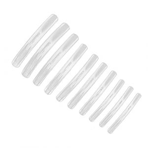 False Nail, Nail Tip Professional pour l'extension des ongles pour le salon de manucure pour la maison(Assiette couleur transparente) (Ongoion, neuf)