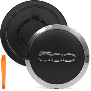 ZAMDOE 500 2012 2022 Enjoliveur de Roue Central pour Fiat 500 [2007 Onwards] Enjoliveur de Moyeu Central de Voiture Bouchon de Centre de Roue en Alliage 51884863, 68078419AC, 68078421AC, 68078421AB (ZAMDOE, neuf)