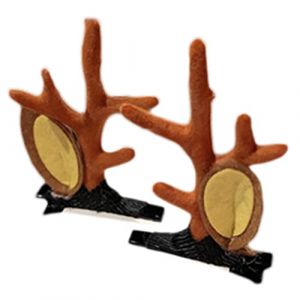 Pince &Agrave; Cheveux En Corne De Cerf Barrettes Tendance Accessoires De Coiffure Mignons De No&euml;l Outil De Coiffure En Corne De Cerf (LEIkajlong, neuf)