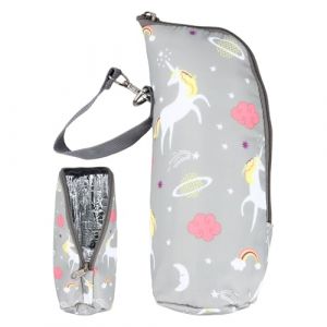 Aohyue Sac Isotherme Biberon B&eacute;b&eacute;, Chauffe-Biberon Portable, Sac de Biberon Pliable, Porte-Biberon pour Poussette, Sac de Voyage pour Biberon B&eacute;b&eacute;, pour Poussette, Sac Bebe,Voyage en Plein Air (achenyuyuan, neuf)