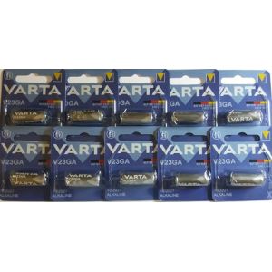 10 piles Varta V23GA Alcaline 12V (P & F France, neuf)
