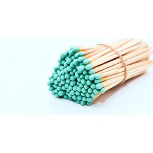 REHGL&Uuml;CK Schwarzwald, Environ 100 allumettes color&eacute;es de 10 cm de long, convient &eacute;galement comme recharge pour nos bouteilles d&eacute;coratives &eacute;l&eacute;gantes (couleur de la t&ecirc;te d'allumette : vert menthe) (REHGL&Uuml;CK, neuf)