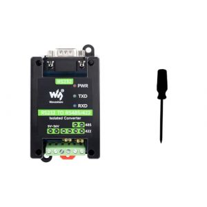 Waveshare RS232 To RS485/422 Active Digital Isolated Converter Onboard Original SP3232EEN&SP485EEN Chip RS232 DB9 Male Port for Industrial Control Equipment&High Communication Requirement Application (Waveshare, neuf)