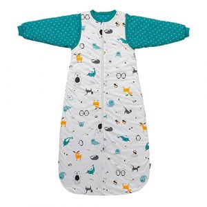 schlummersack Gigoteuse bio pour enfant toute l'année - 130 cm - Pour bébé - Avec manches amovibles - 2,5 tog - Pour toute l'année - Gigoteuse pour bébé toute l'année (Schlummersack, neuf)