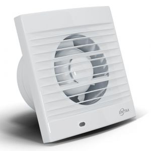 EINTTAX 100 mm Ventilateur,Extracteur d'Air,VMC,avec Clapet Anti-Retour,12 W,32dB, pour Salle de Bain,Cuisine,Bureau,WC,Silencieux,Blanc (EINTTAX, neuf)