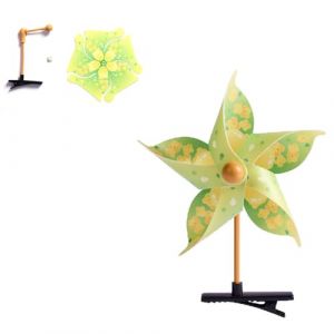 Pince &agrave; cheveux cr&eacute;ative en forme de moulin &agrave; vent - Postiches de voyage &eacute;l&eacute;gantes pour femmes et enfants &agrave; la recherche d'accessoires de mode uniques - Accessoire de cheveux de f&ecirc;te (MAKaid, neuf)