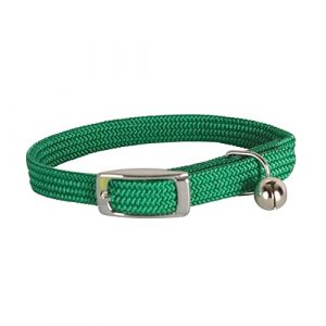 Polytrans Collier Nylon élastique Vert pour Chat (luniversdelanimalerie, neuf)