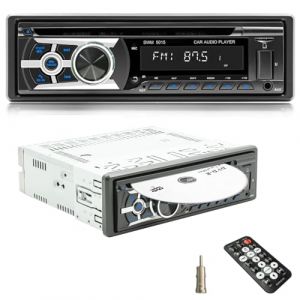 iFreGo Autoradio avec Lecteur CD Bluetooth Mains Libres, Bluetooth 1 DIN USB/TF/Lecteur MP3/AUX in,Radio FM/AM, RDS, RCA, Fonction de Recherche Automatique, 60 W x 4, Fonction de Charge Rapide (ifrego, neuf)