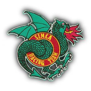 FROM HAWAII WITH LOVE - A774 - Ecusson Patch Brodé Thermocollant - 10 cm x 9 cm - Automobile Racing Team Srt France 1000 (MAXIMUM PATCHES, neuf)