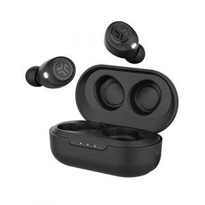JLab JBuds Air &Eacute;couteurs Bluetooth True Wireless, Oreillettes sans Fil avec Bo&icirc;tier de Charge USB, Indice de R&eacute;sistance &agrave; la Sueur IP55 et Son Personnalis&eacute; EQ3, Noir (AS-Discount, neuf)