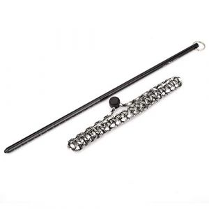 Alomejor Pointeur de plongée Bâton en Alliage d'aluminium Plongée sous-Marine Noise Maker Stick Rod Pointer avec lanière Poignet réglable Accessoires(Noir) (Etmuxtr-EU, neuf)
