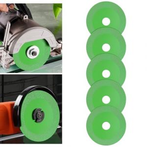 Flintronic 5pcs Disque Coupe Verre, Disque Diamant 125 Carrelage, Disque &agrave; Tron&ccedil;onner Diamant, Disque Carrelage pour Bouteille, Porcelaine, Jade, Granit, Verre(125 x 22,23mm) (XJYEU, neuf)