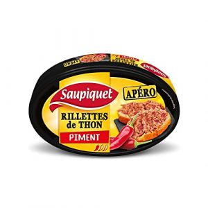 SAUPIQUET - Rillettes De Thon Relev&eacute;es D'Une Note Piment&eacute;e 115G - Lot De 4 (Ma Biotique, neuf)
