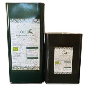 RACILIA Huile d'Olive Bio 8 Litres - Extra Virgin 100% Italienne Bidon de 8L Biologique Evo Pressée à Froid de Sicile, Vierge Extraite à Froid | Idéal pour Les Salades et Les Plats Méditerranéens (Racilia, neuf)