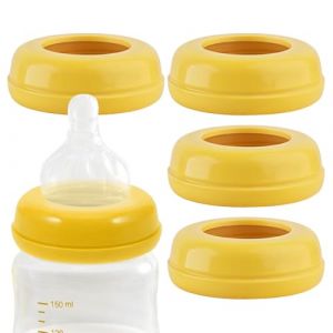 Coloriage Du Biberon - Bague De Vis De Remplacement, Accessoires &Agrave; L'&eacute;preuve Des Fuites | Ensemble De 5 Fabriqu&eacute; &Agrave; Partir De Mat&eacute;riaux De Qualit&eacute; Alimentaire, S'adapte Fermement &Agrave; La Biberon Pour &Eacute;vit (suaselky, neuf)