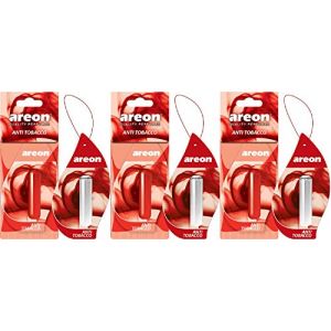 Areon liquide Désodorisant pour voiture anti tabac Parfum à suspendre Pendentif longue durée Home 3d 5 ml Multi Lot Lot de 3 (BN Direct Supply, neuf)
