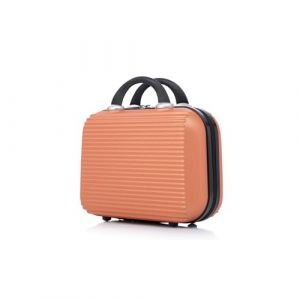 CELIMS - Valise 35 cm Trousse de Toilette Femme Voyage | Trousse de Toilette Homme Voyage | Vanity Rigide Voyage L&eacute;ger avec Organiseur Interne | Trousse de Maquillage | Corail (CELIMS, neuf)