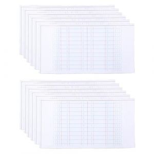 Autocollant de pochoir &agrave; sourcils 12 pi&egrave;ces, mod&egrave;le de sourcil d&eacute;chirable en PVC avec &eacute;chelle, autocollant de guide de sourcil jetable pour dessiner et concevoir des sourcils (Vizion Pulse, neuf)