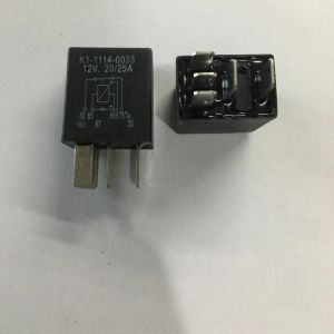 Lot De 2 Relais K1-1114-0033 12 V 5 Broches for Rouleau Compresseur, Adaptés À Hamm Pièces détachées (Xunrun-pièces, neuf)