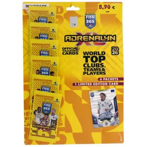 PANINI FIFA 365 2025/2026 Adrenalyn XL Multipack de 6 Flow Packs & 1 carte &eacute;dition limit&eacute;e | Collection de cartes &agrave; collectionner avec &eacute;toiles et l&eacute;gendes | avec protection d'exp&eacute;dition HeartGlobal (HeartGlobal, neuf)