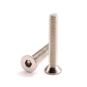 Vis M3x20 mm Tête Fraisée BTR en acier INOX A2 | Ø 3x20 mm - M3 x 20mm | Vis FHC à 6 pans creux (clé allen) ISO 10642 / DIN 7991 | Vis inoxydable A2 (V2A/304) : LOT DE 10 Pcs - Premium Fixation (ProRaje Sarl, neuf)