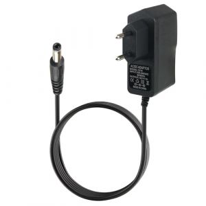 Alimentation LED 12V 1A 12W, Adaptateur AC 100-240V 50/60Hz Universelle Secteur Transformateur, Chargeur Jack 5.5 x 2.5 mm Prise EU pour l'&eacute;lectronique Domestique Bandes LED Routeurs Enceintes TV Box (ShiHuoXin, neuf)