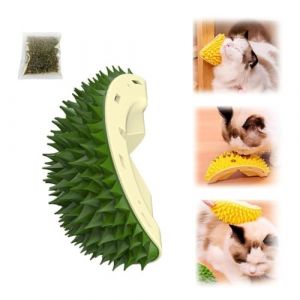 Durian Jouets multifonctionnels, griffoir Durian pour chat, coque Durian pour chat, coque Durian, peigne Durian pour chat, jouet pour chat (vert) (深圳市雪域宝藏商贸有限责任公司, neuf)