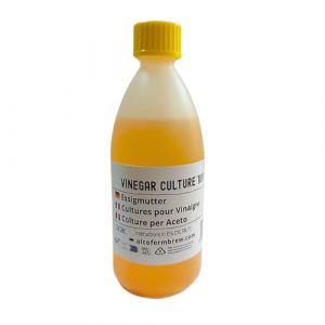 Mère de vinaigre 100 ml | Bactéries acétiques pour fermentation | Culture de fermentation maison | Acetobacter (AlcoFermBrew, neuf)