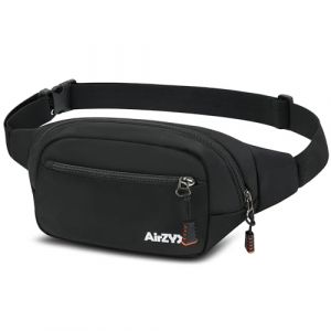 AirZyx Sacs Banane et Sacs Banane pour Homme et Femme pour la randonnée et la Course à Pied (Noir) (AirZyx, neuf)