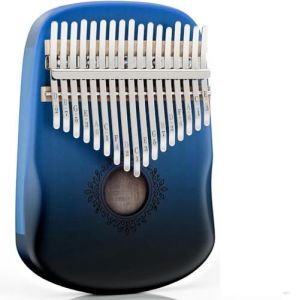 Kalimba 17 Clés Pouce - Piano à Pouce pour Enfant Piano à Doigts Portable Adulte Professionnel,avec instructions d'étude, Tuning Hammer. (Blue) (LIEGEFARDEER, neuf)